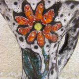 Vase in faience of Vallauris