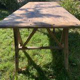 Vintage trestle table
