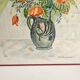 Tableau test in colours Still life with wildflowers - Lucien Gibert