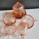 Rosaline cups and sugar bowl