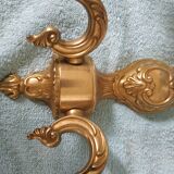 2 gilded bronze wall wall light