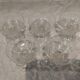 5 crystal champagne glasses, Saint Louis Cluny Graves, 12cl, pre-1936