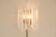 German glass wall sconce from Fischer Leuchten, 1970s