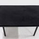 Table d'appoint ou table basse minimaliste en acier et ardoise des années 1960