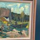 Original Swedish Oil on Panel – "Vid Knabäck, Skåne" by Carl-Axel Schwieler – Signed – Vintage & Framed – 59 × 50 cm (23.2" × 19.7")
