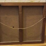 Flower bouquet tableau signed frey