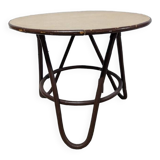 Table basse ronde en rotin
