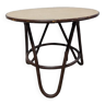 Table basse ronde en rotin