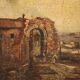 Italian seascape painting oil on canvas