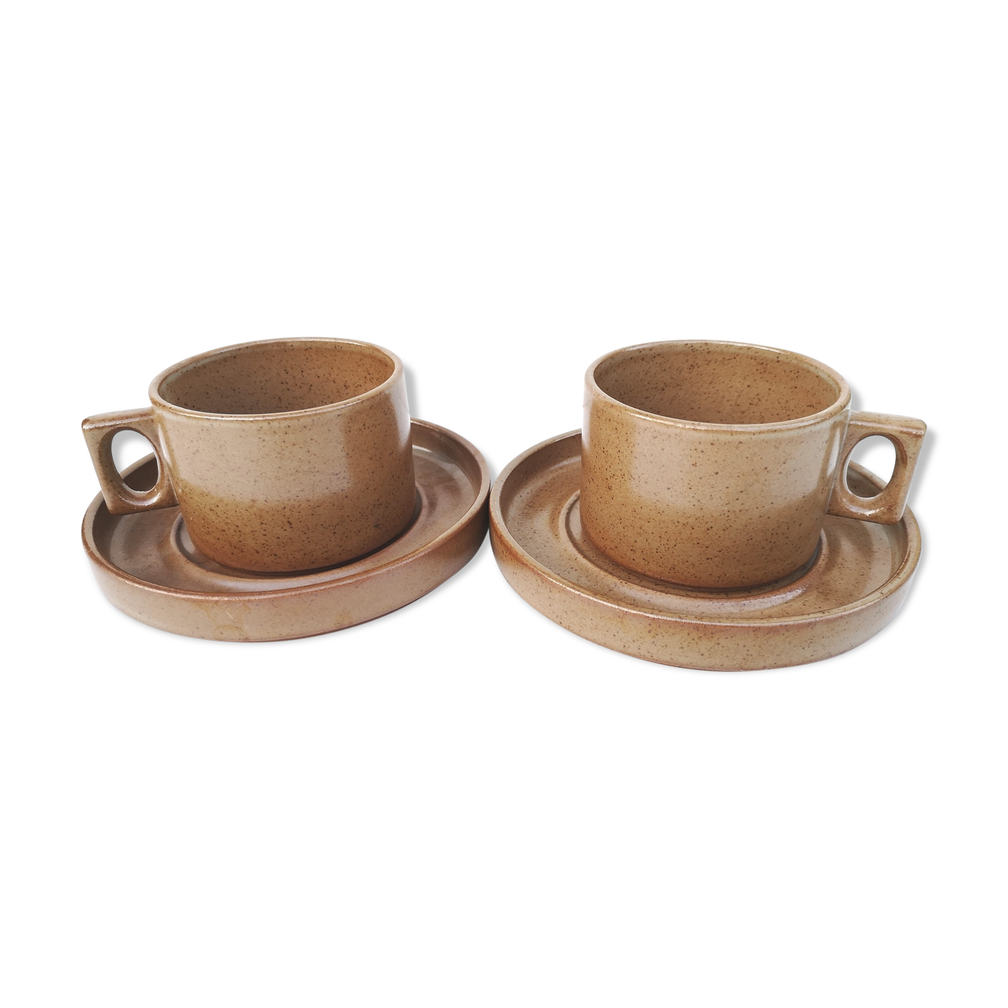 Set lunch in sandstone - Large cups