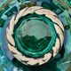 Large glazed ceramic platter from Vallauris