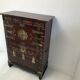 Furniture antique Korean storage box 1910 in wood and brass
