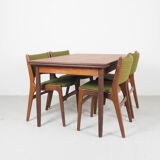 Danish design extendable dinning table in teak, 1960's