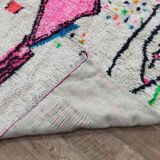 Vintage Azilal rug 306x195 cm - Colorful and geometric patterns