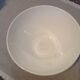 White bowl with red flowers from Sarreguemines vintage years 50-60