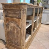Ancien grand meuble de rangement enfilade comptoir