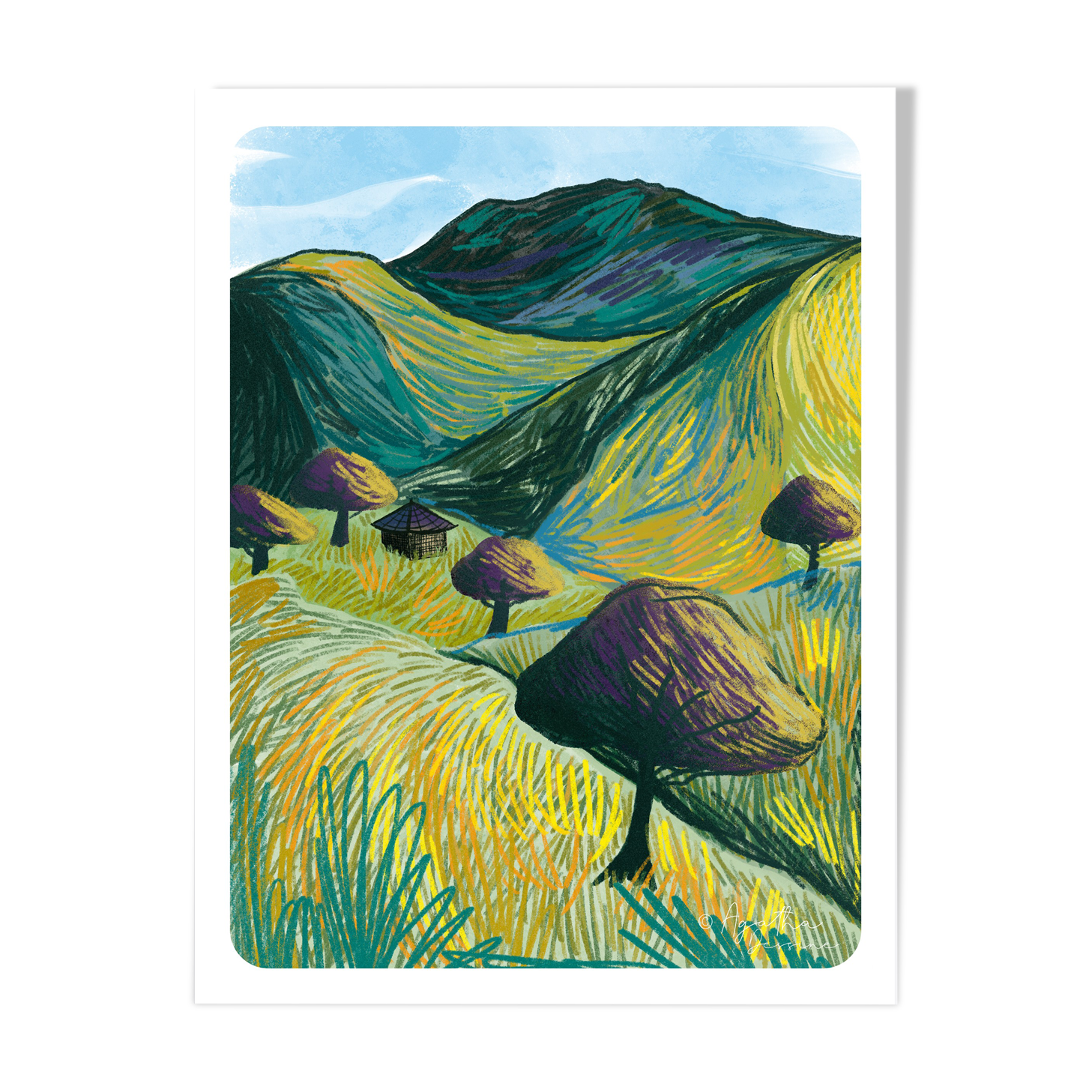 Illustration "Refuge 01" A4