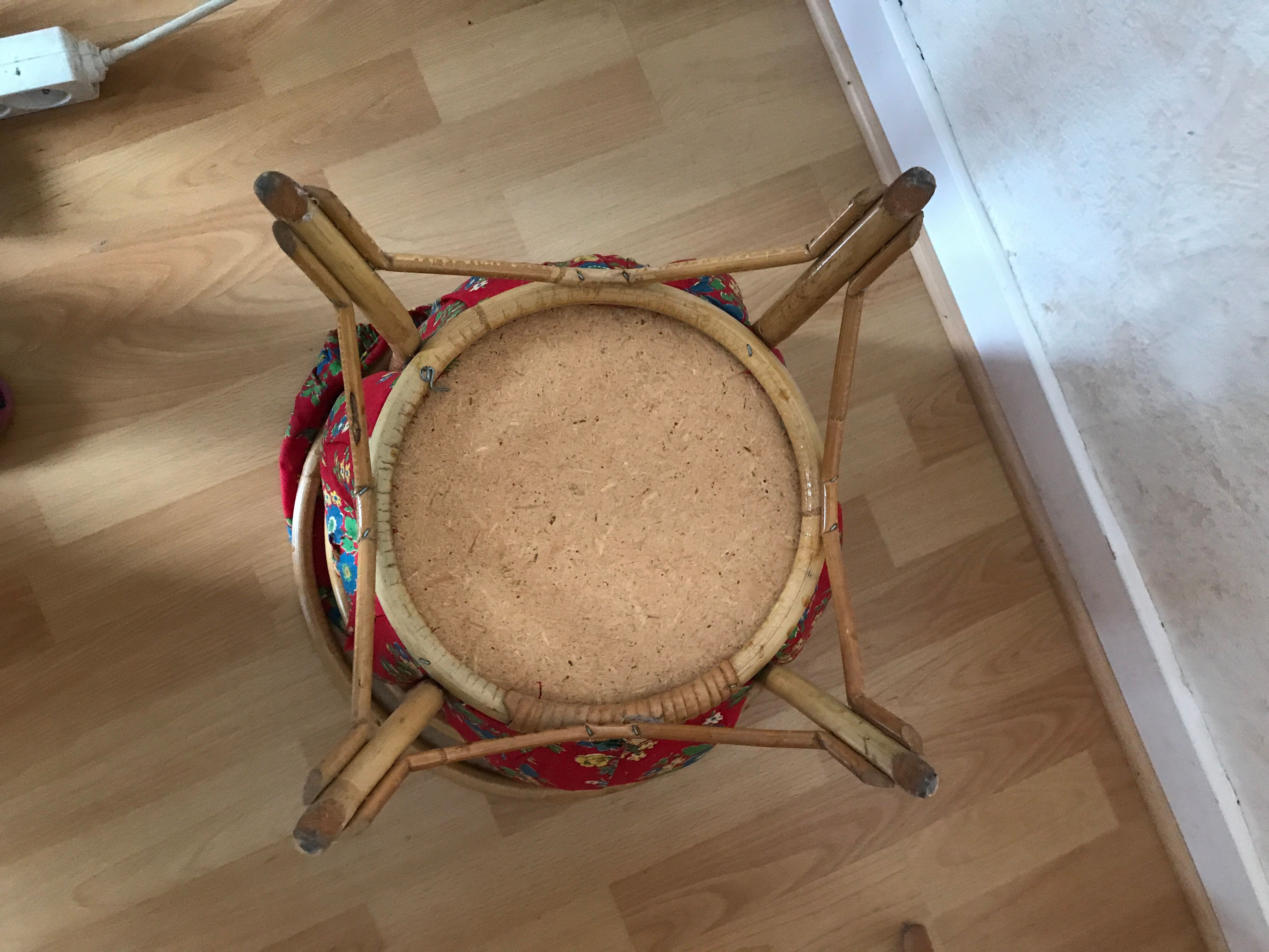 Panier à ouvrage rotin