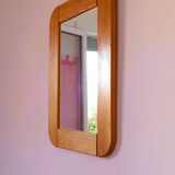 Rectangular mirror in solid pine