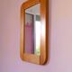 Rectangular mirror in solid pine