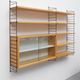 Etagère murale des années 1960 avec vitrine, Nisse Strinning/Suède