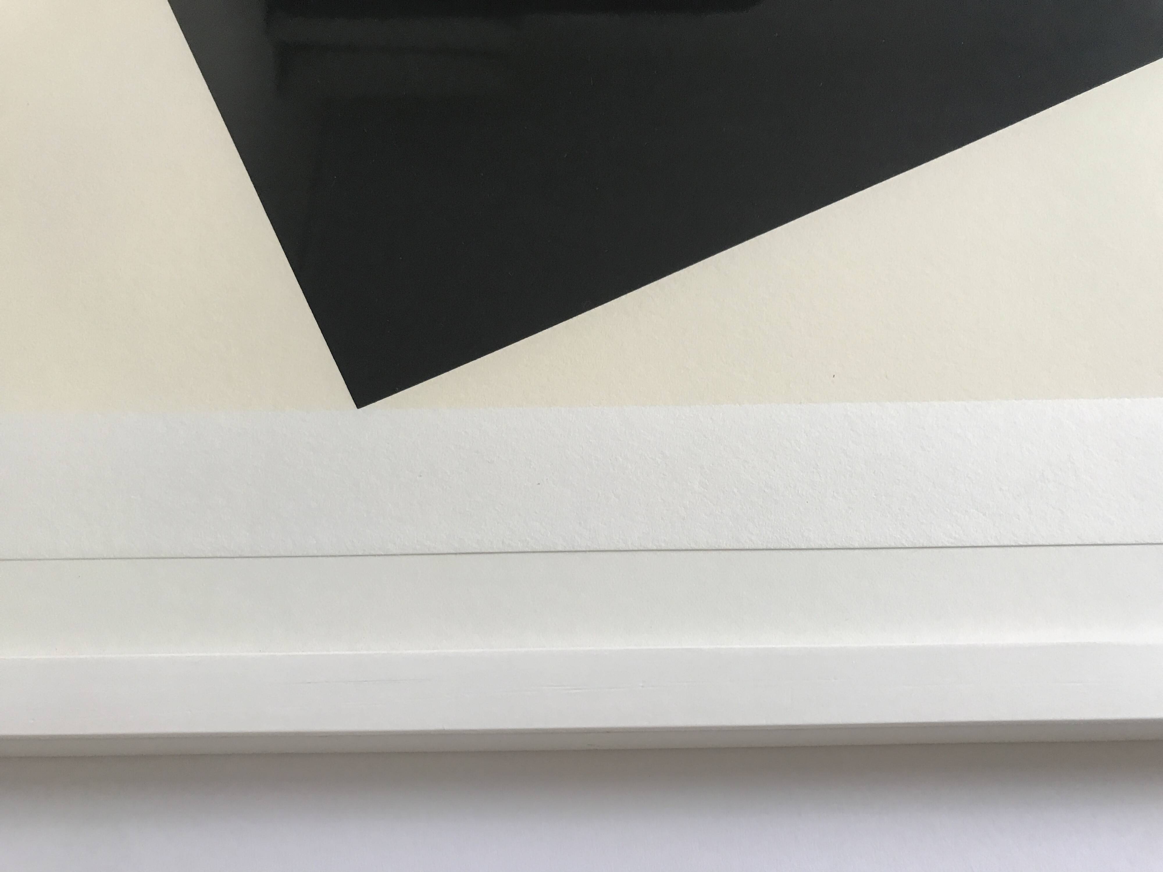 20th Century School, Black square on white background, 1994. Original signed print