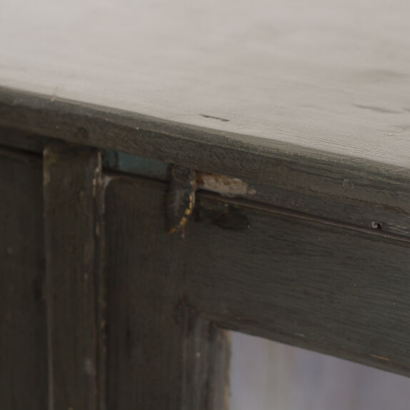 Vintage wooden showcase library