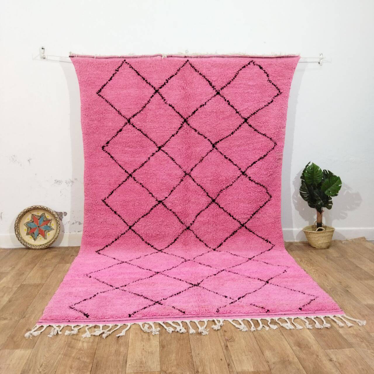 Azilal Berber rug in handmade wool 300 X 190 CM