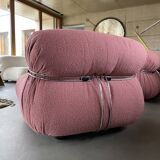 Armchair Soriana Afra and Tobia Scarpa 60s Cassina