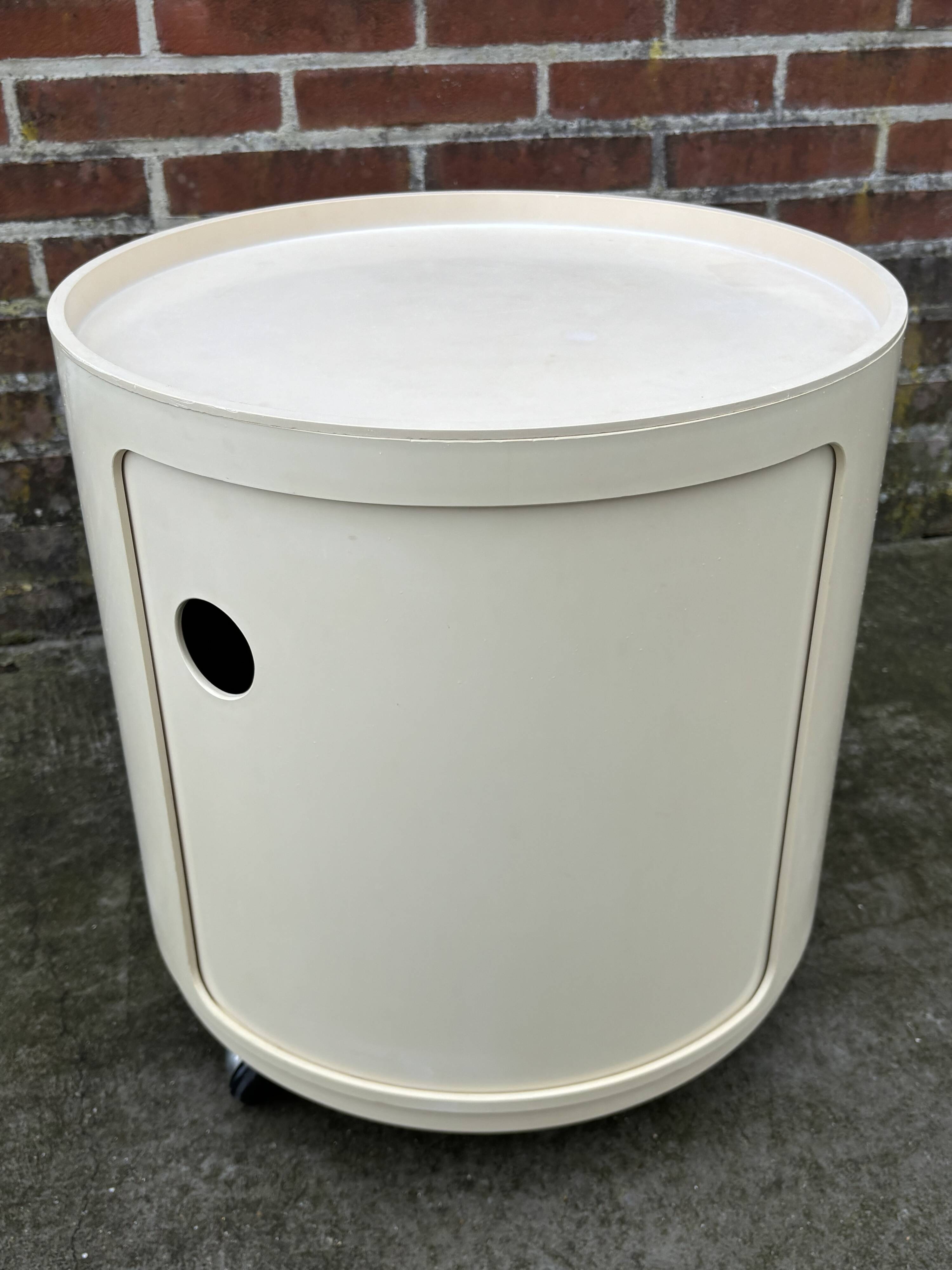 Vintage Componibili bedside tables by Anna Castelli for Kartell set of two