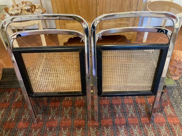 Pair of chairs by Giorgio Catellan for Cidue