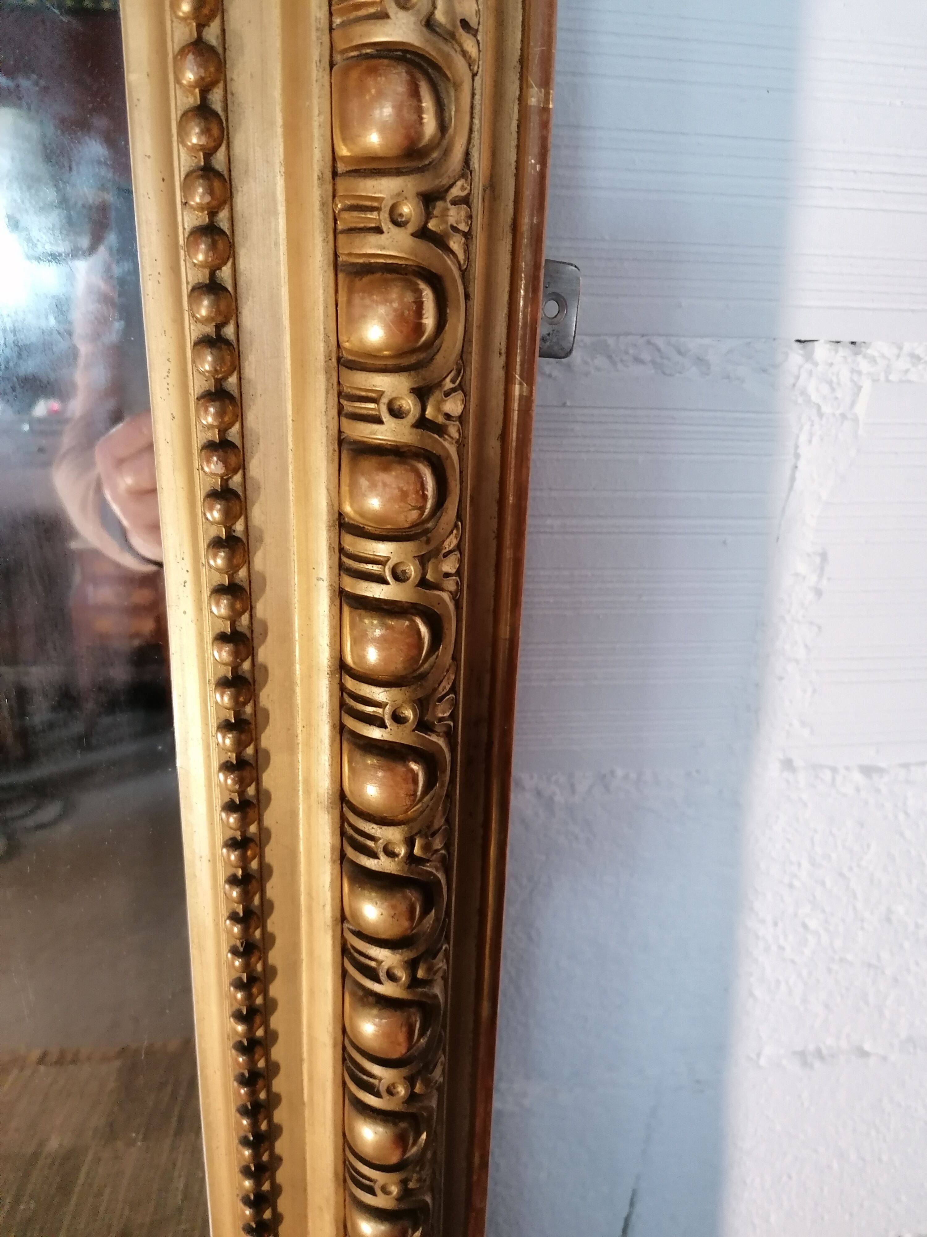 Gold leaf mirror - 170x112cm