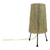 50s tripod rope lamp