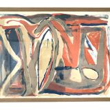 Bram VAN VELDE, Untitled, 1968. Original lithograph signed in pencil
