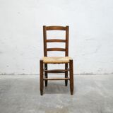 Antique mulched wooden country chair