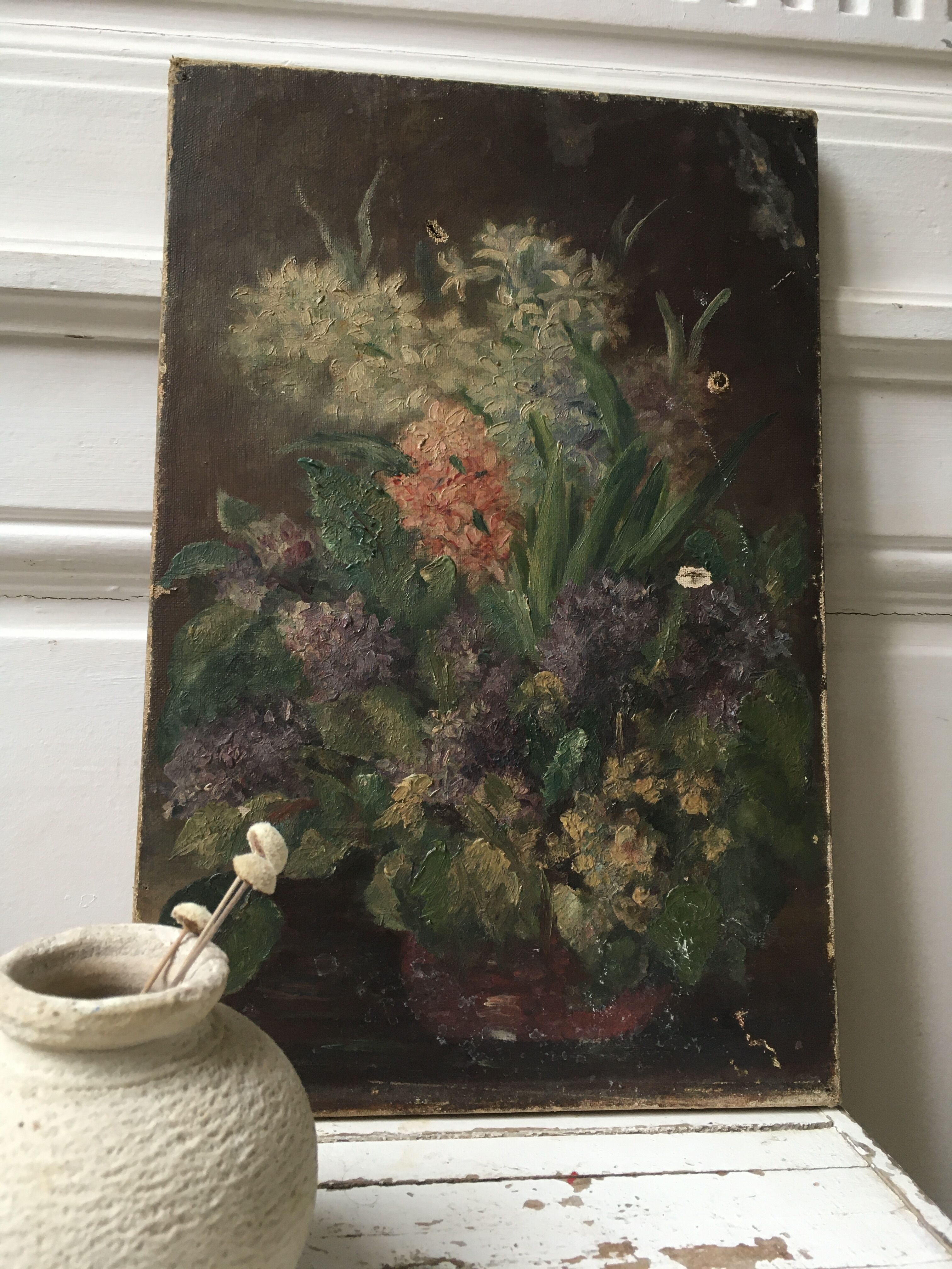Huile sur toile début XX ieme