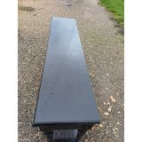 Napoleon III style wooden and cane console