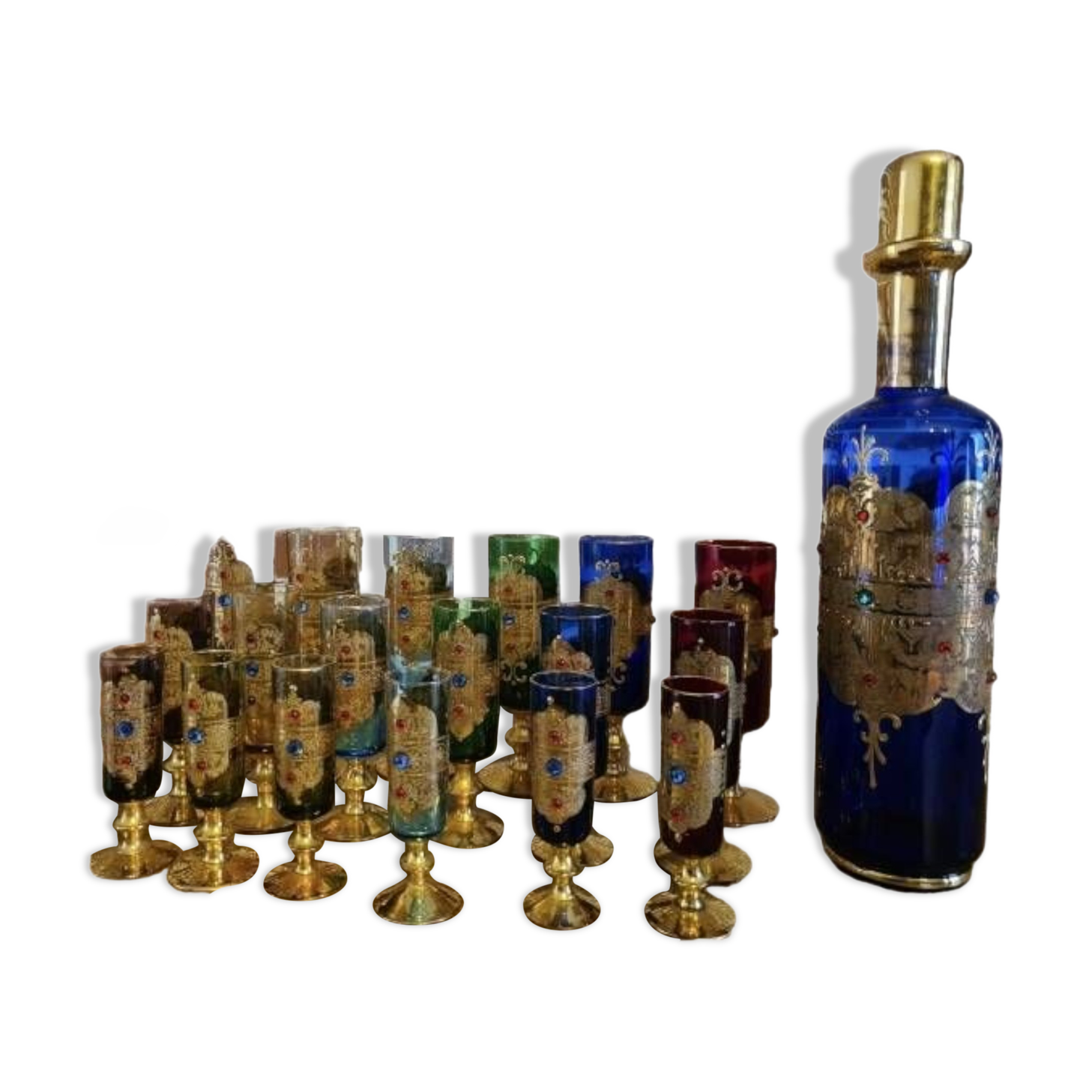 Service En Verre De Murano XXeme