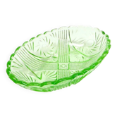I3t green hydrangea plate art deco