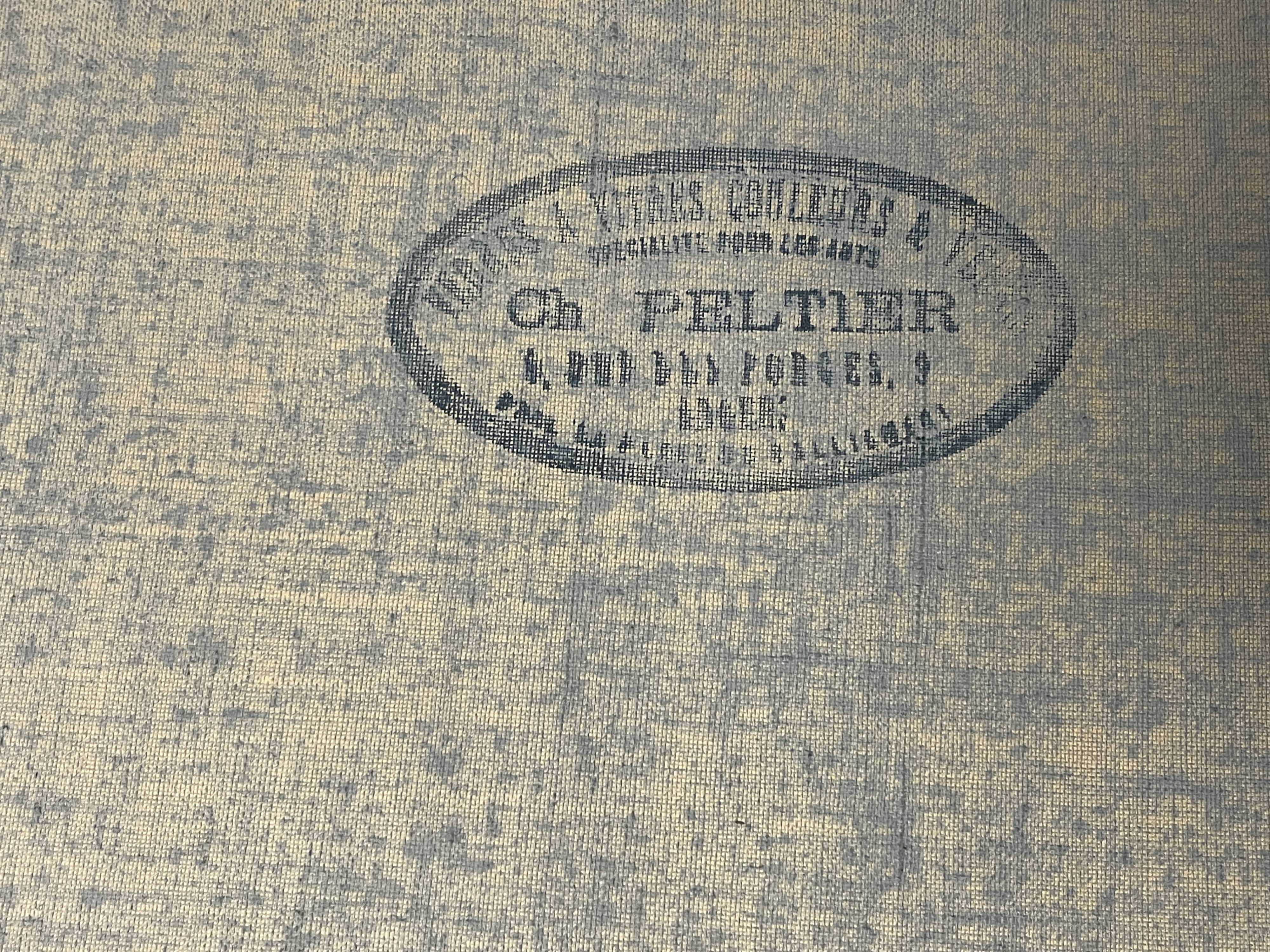 Huile sur toile portrait ancêtre signé A. Juliard daté XIXème