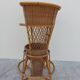 1950 vintage rattan cocktail bar