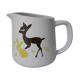Fawn pitcher and rabbit