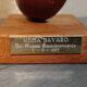 Scandinavian dove in carved teak wood, signed NM, circa 1960.
