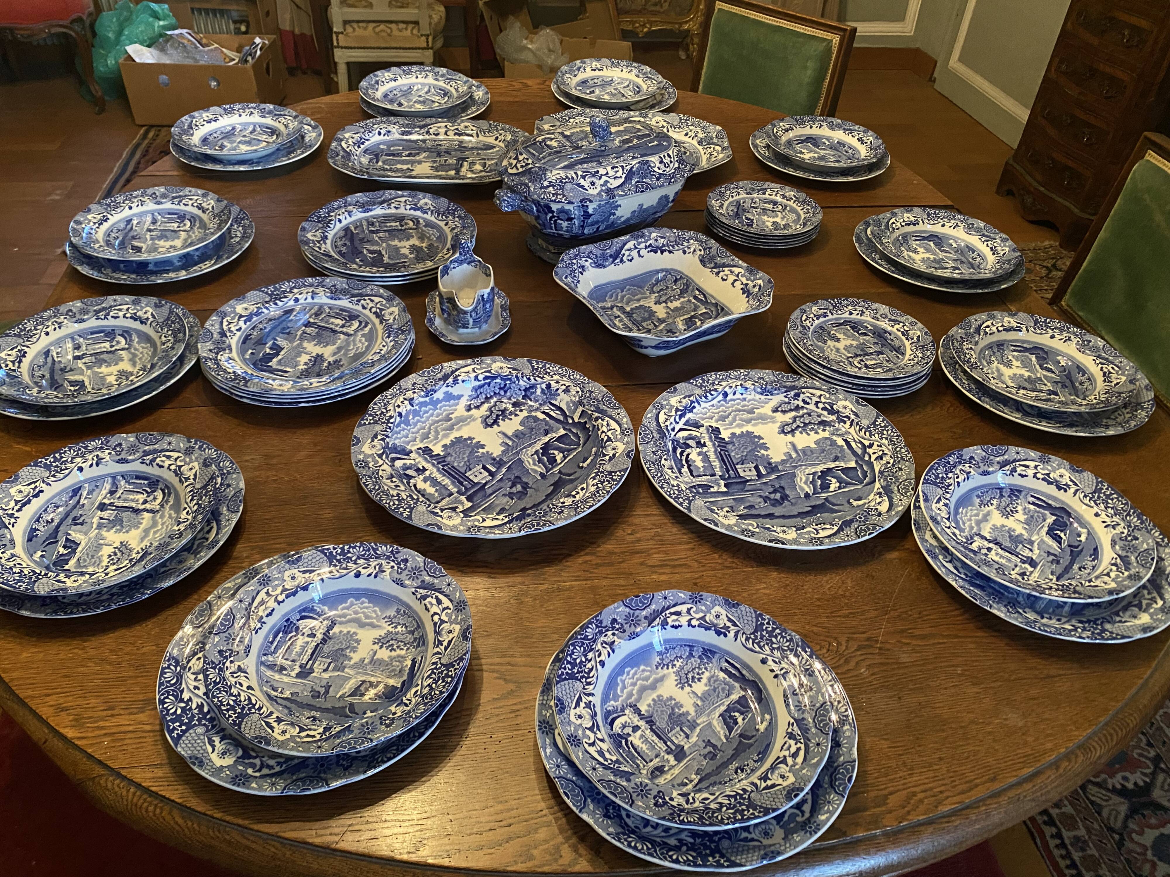 English porcelain service