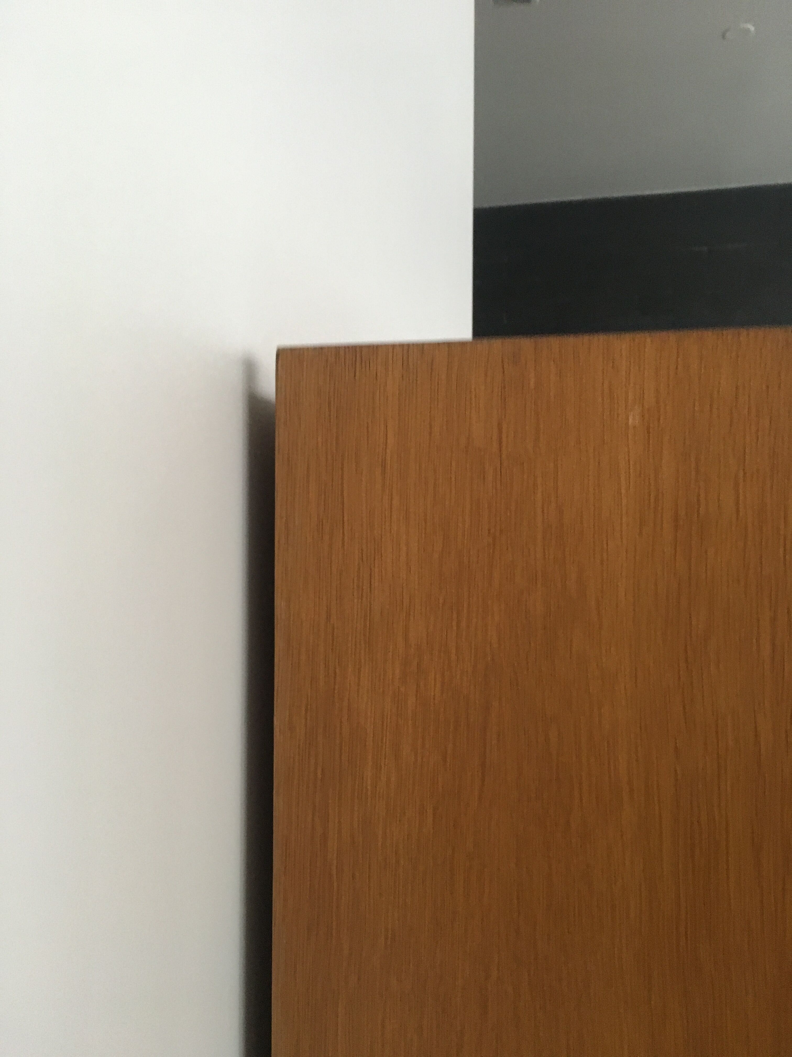 Bookcase with compass feet