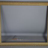 Old frame gilded patinated stucco wood