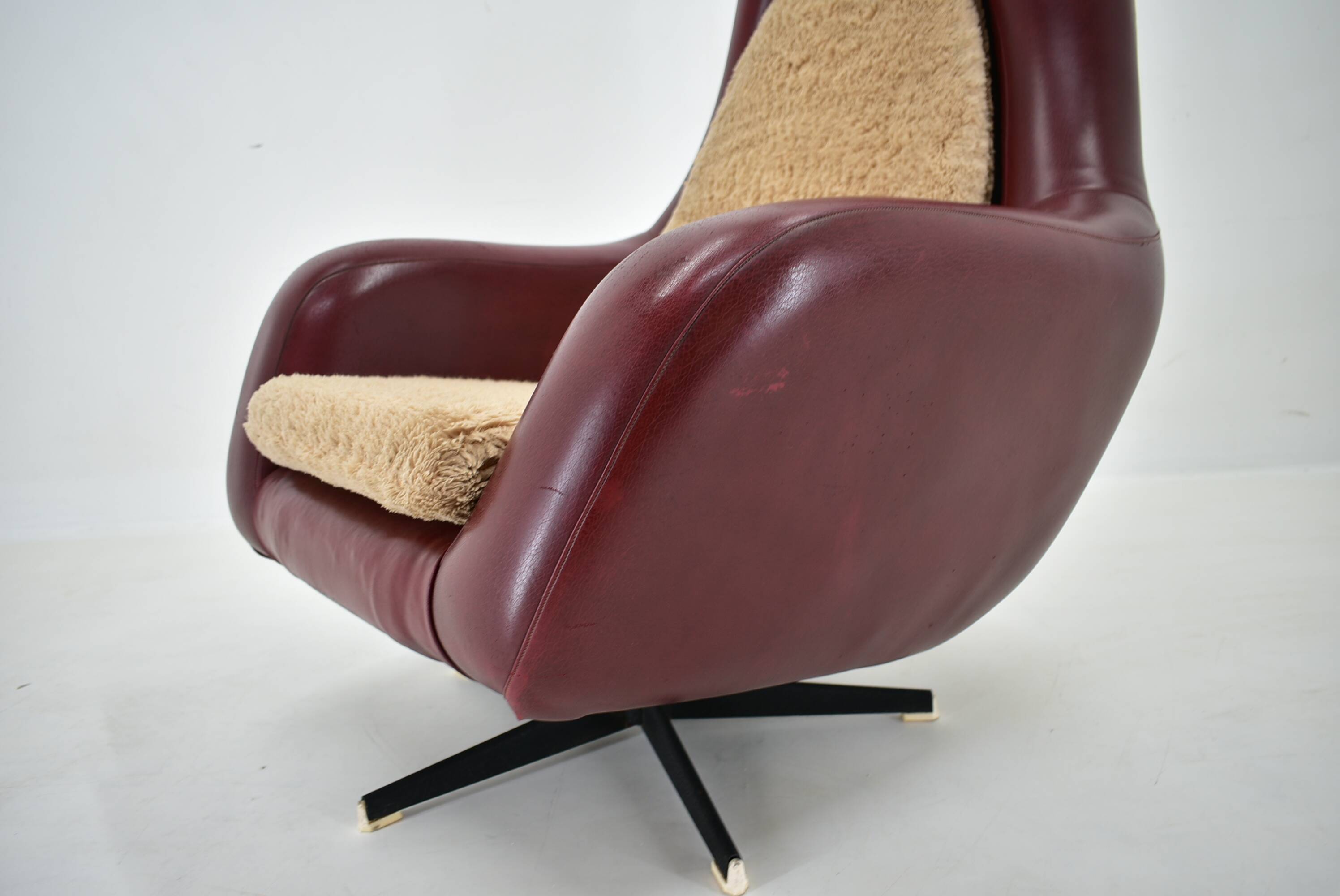 Swivel Armchair , Siesta , Czechoslovakia 1970s