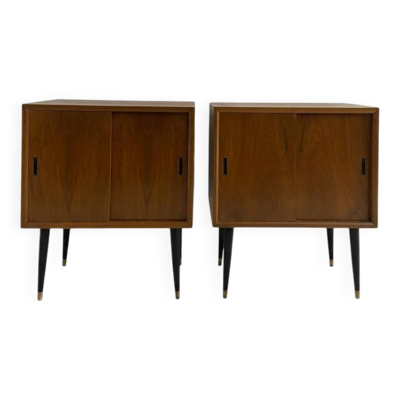 Paire de petits buffets vintage