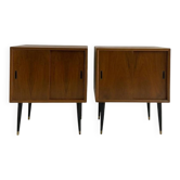 Pair of small vintage sideboards