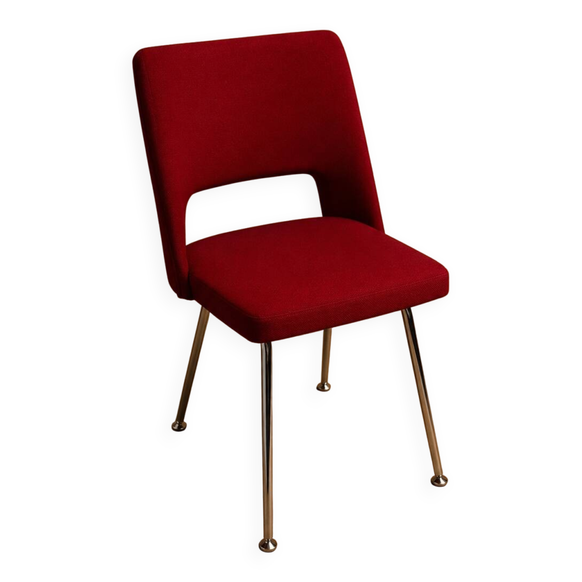 Fauteuil post moderne tweed Suisse Circa 1970